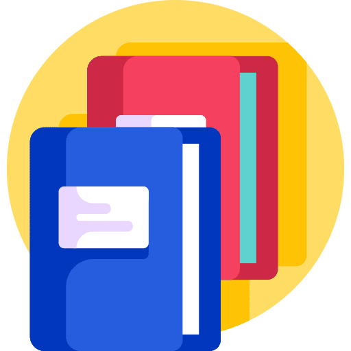 Book studying book education icon