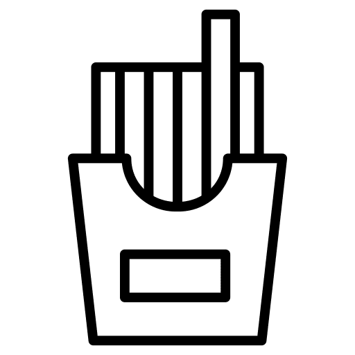 French fries chips french fries fries icon