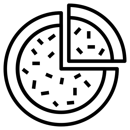 Pizza fast food food slice icon