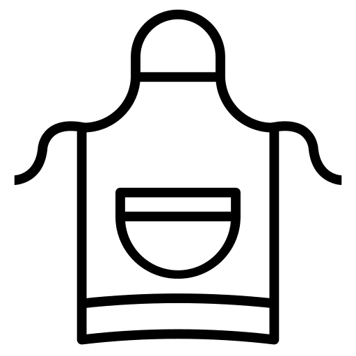 Apron kitchen apron chef icon