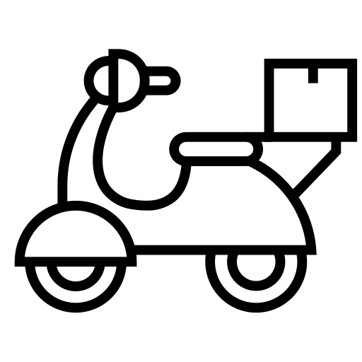 Food delivery shipping and delivery takeaway delivery icon