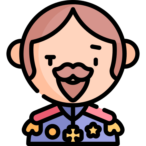 Nobleman moustache man nobility icon