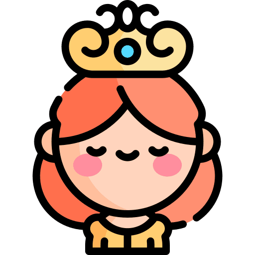 Queen crown avatar people icon