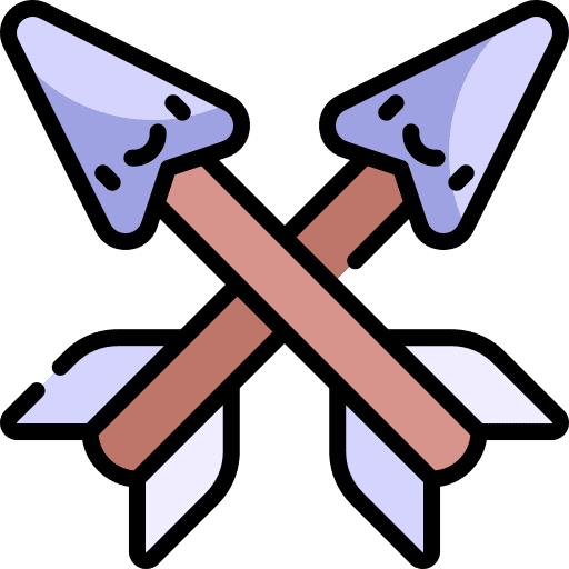 Arrows weapon hunting archery icon
