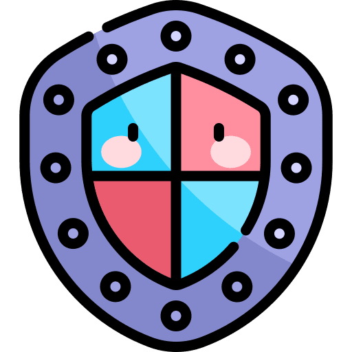 Shield security shield defense icon