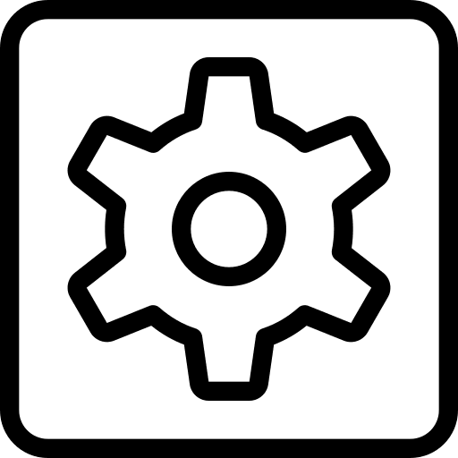 Settings seo and web configuration settings icon