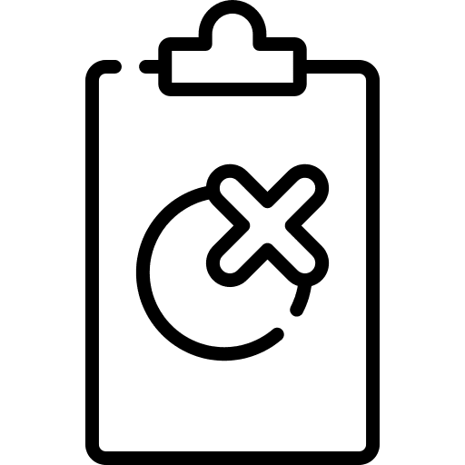 Bad reject disapprove bad icon