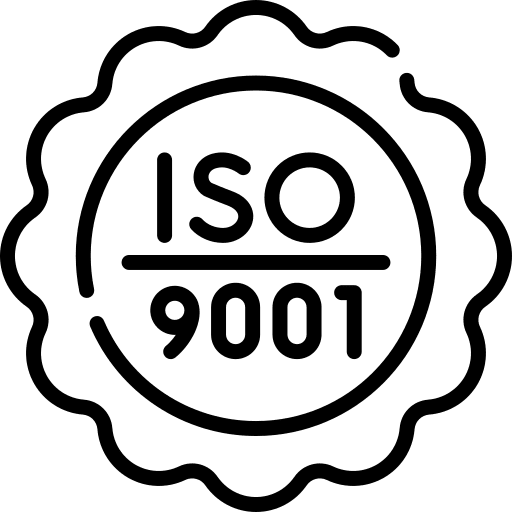 Quality control label badge shipping and delivery icon