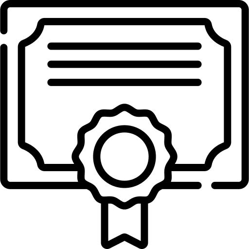 Certificate certificate certification award icon