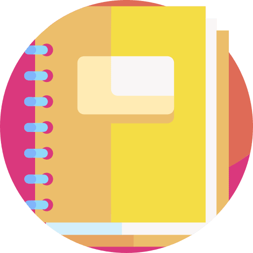 Notebook organization note education icon