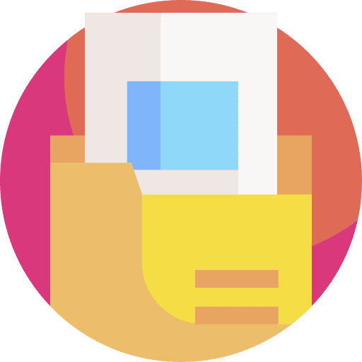 Document document folder storage icon