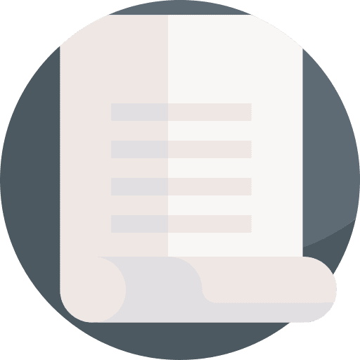 Script document scenario files and folders icon