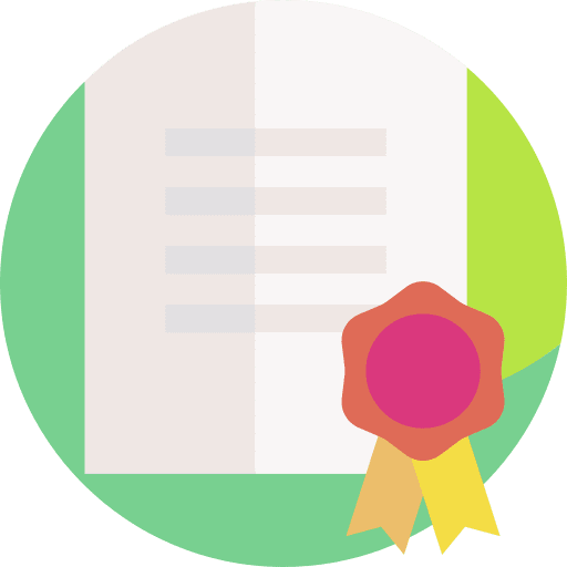 Diploma education document certificate icon