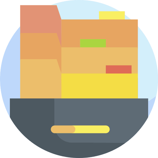 Folder archive folder files and folders icon