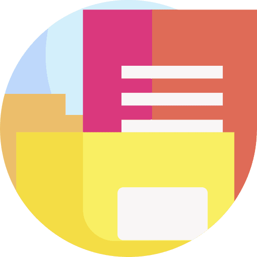 Document folder document files and folders icon