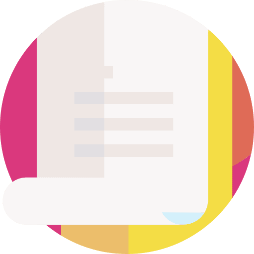 Letter document files and folders message icon