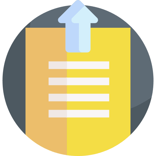 Upload document upload ui icon