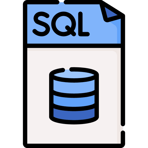 Sql archive sql file icon
