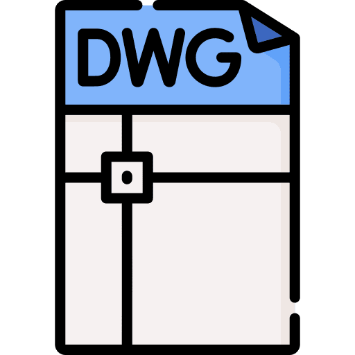 Dwg extension dwg document icon