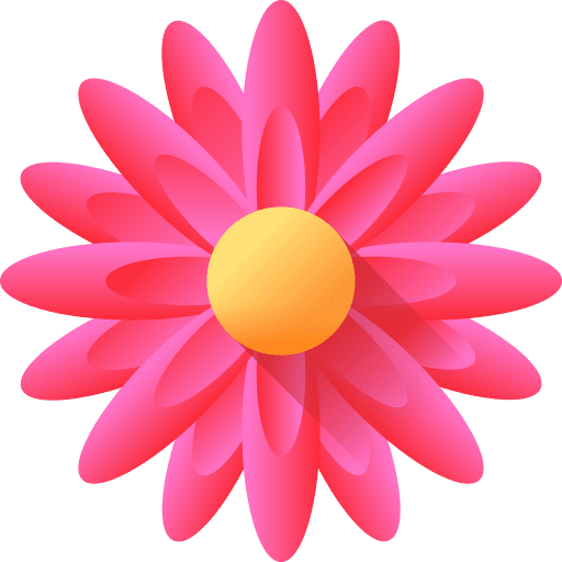 Dahlia petals flower botanical icon
