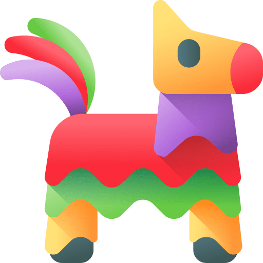 Piñata donkey celebration piñata icon