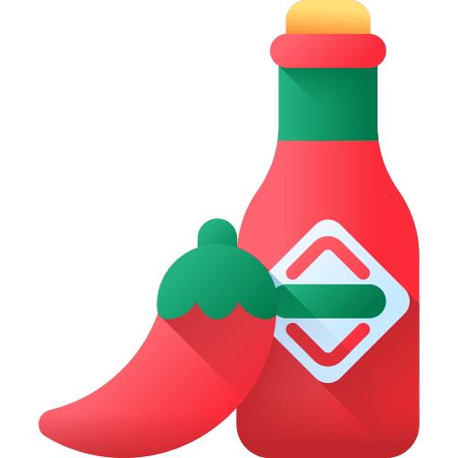 Tabasco food and restaurant spicy bottle icon