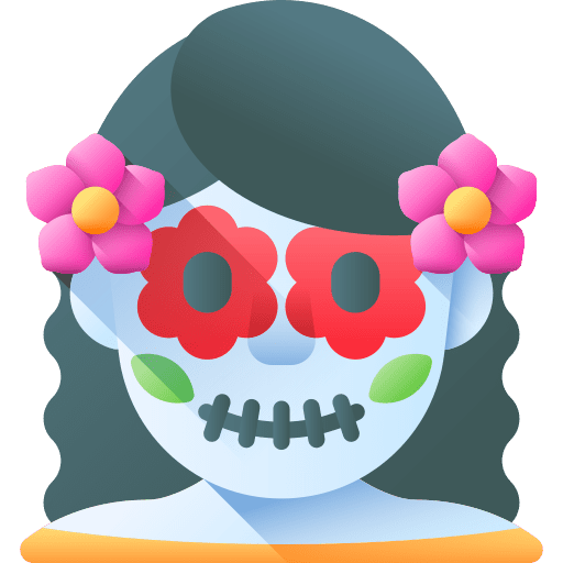 Dia de muertos makeup dia de muertos skull icon