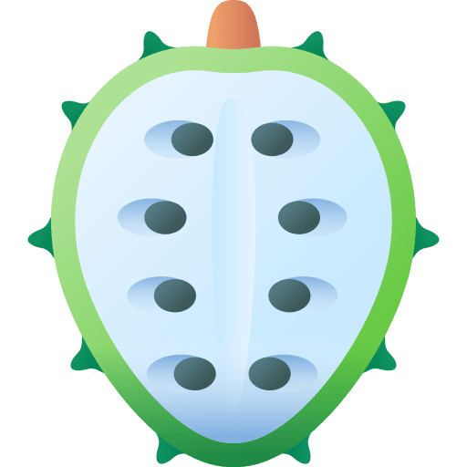 Guanabana vegetarian fruit ingredient icon