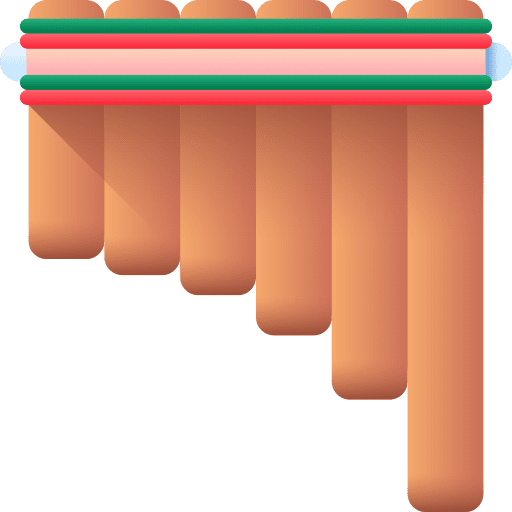 Zampona wind instrument traditional zampona icon