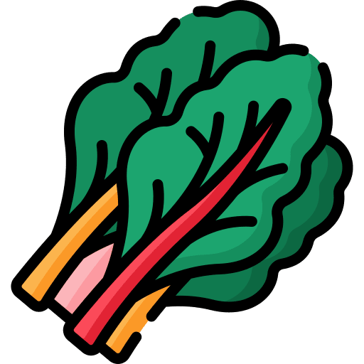 Chard healthy food and restaurant vegetable icon