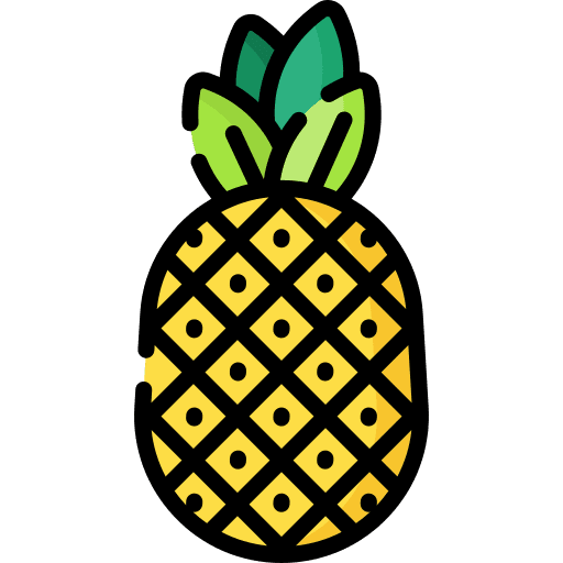 Pineapple fruit natural pineapple icon