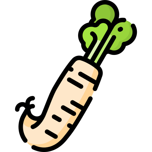 Radish food and restaurant diet vegan icon