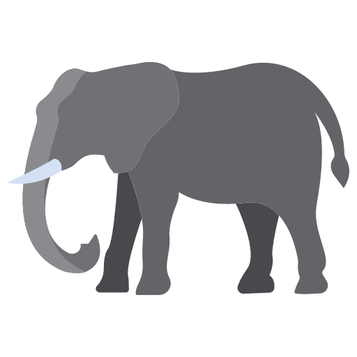 Elephant wild life elephant animal kingdom icon