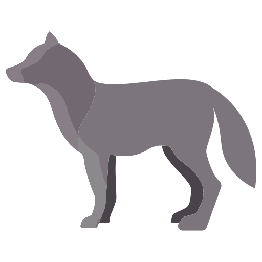 Wolf wildlife animals animal kingdom icon