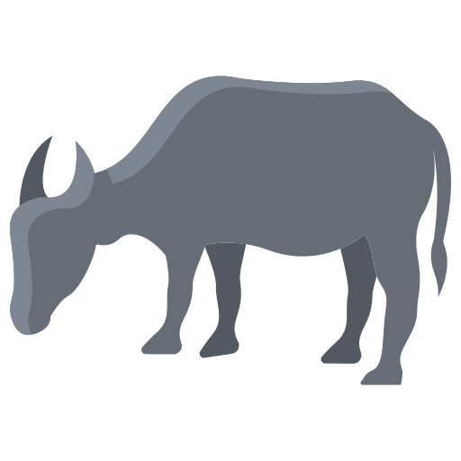 Cow animals ox mammal icon