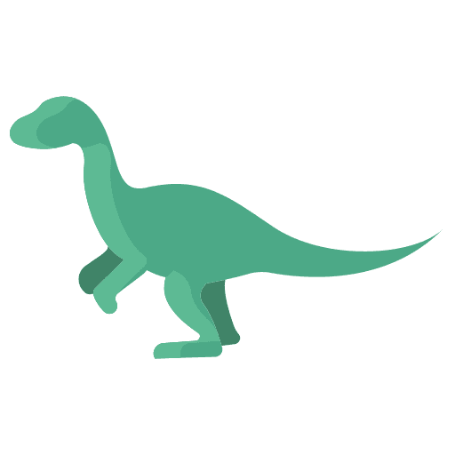 Dinosaur history animals extinct icon