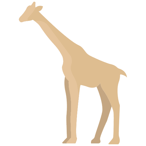 Giraffe wildlife animals animal kingdom icon