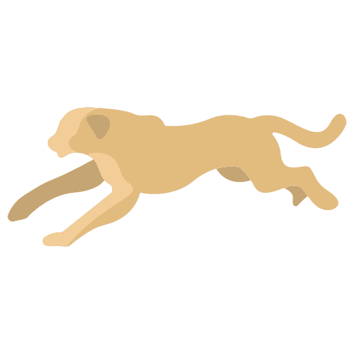 Jaguar mammal animals wildlife icon