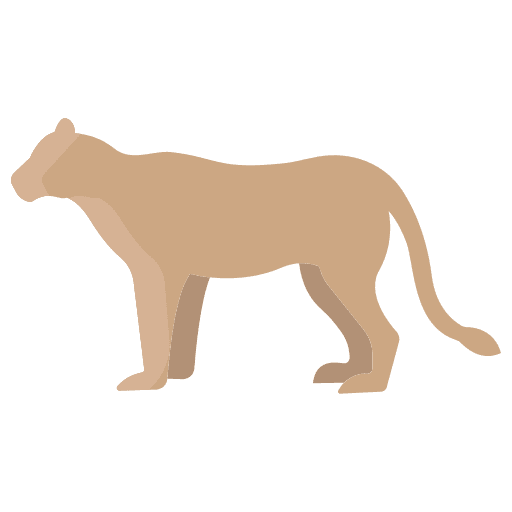 Lioness zoo lioness wildlife icon