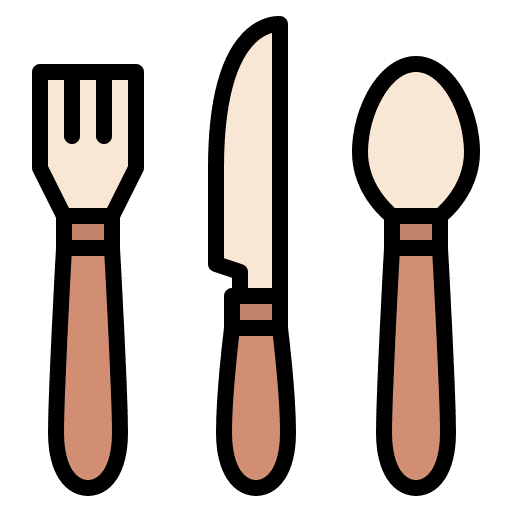 Cutlery knife kitchen cooking equipment icon