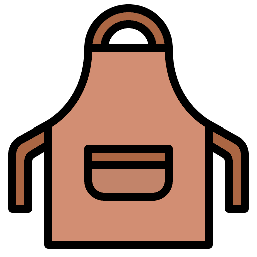 Apron kitchen utensils cook cooking equipment icon Apron kitchen utensils cook cooking equipment icon