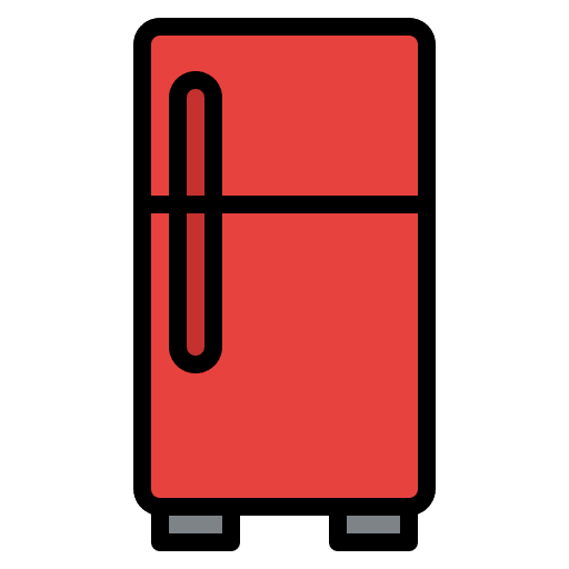 Refrigerator furniture and household refrigerator kitchen appliance icon Refrigerator furniture and household refrigerator kitchen appliance icon
