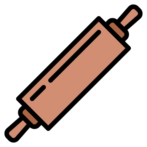 Rolling pin kitchen tool cooking kitchen utensils icon Rolling pin kitchen tool cooking kitchen utensils icon