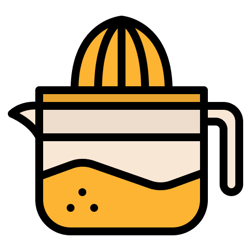 Squeezer food orange kitchen icon Squeezer food orange kitchen icon