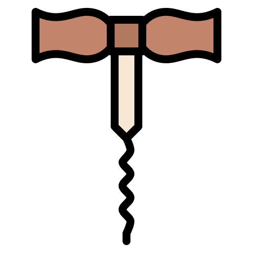 Corkscrew bottle opener kitchen tool corkscrew icon Corkscrew bottle opener kitchen tool corkscrew icon