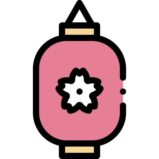 Paper lantern traditional chinese lantern asian icon