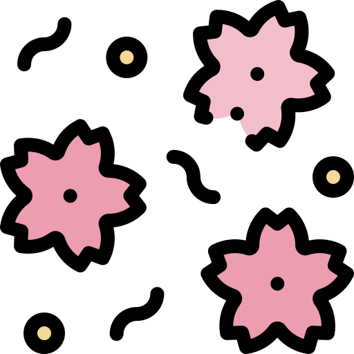 Sakura flower nature japanese icon