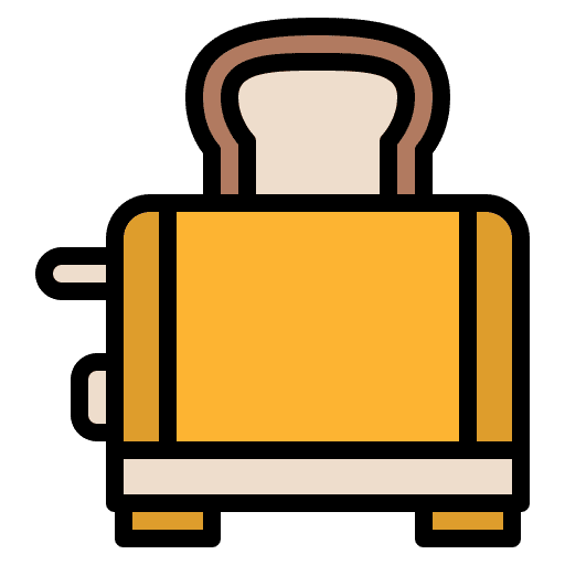 Toaster baker toaster kitchenware icon Toaster baker toaster kitchenware icon