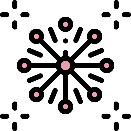 Fireworks entertainment celebration birthday and party icon