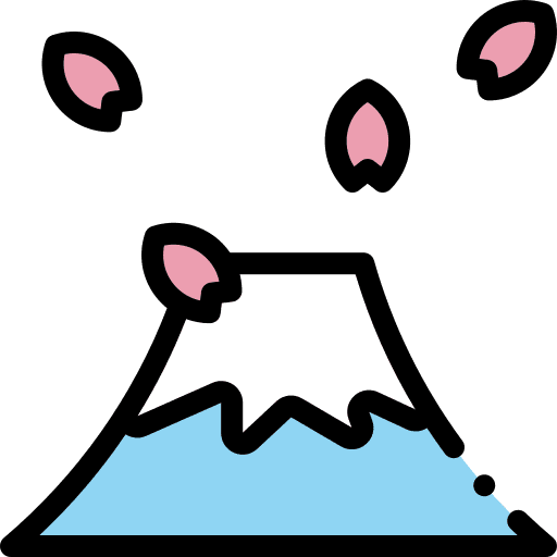 Fuji landscape landmark japanese icon